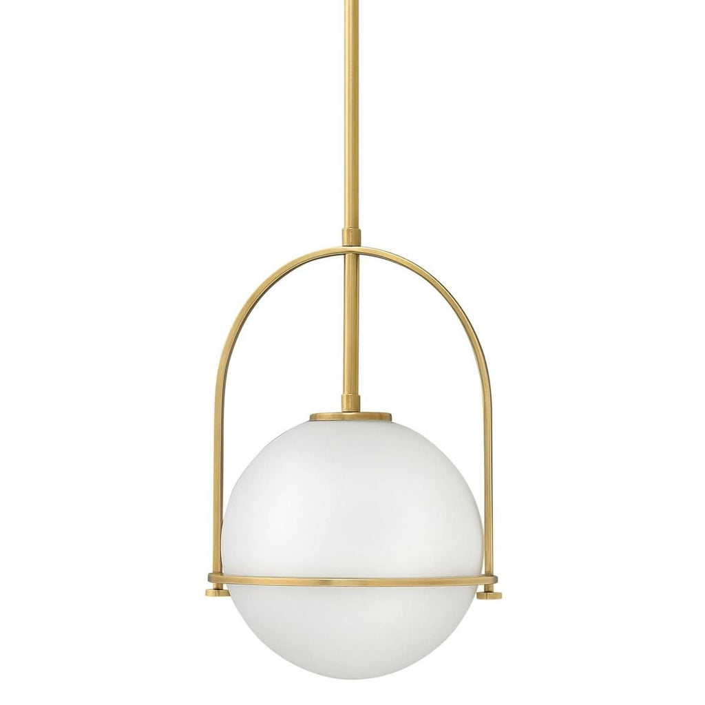BRILLERA Adjustable Pendant Light With Opal Glass Shade