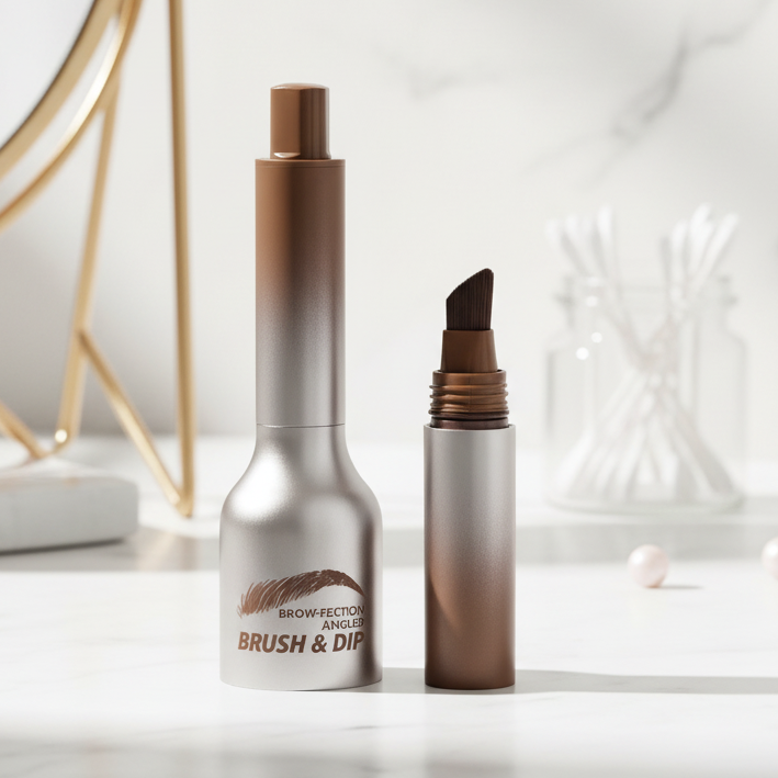 BROWLAM voděodolná tužka na obočí s 3D formulí pro přirozené zvýraznění, dlouhotrvající efekt