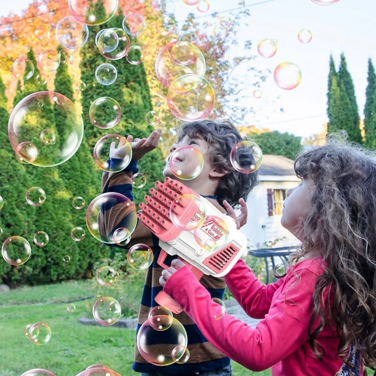 BubbleFun Håndholdt Boblelegetøj Uden Batterier til Uendelig Sjov