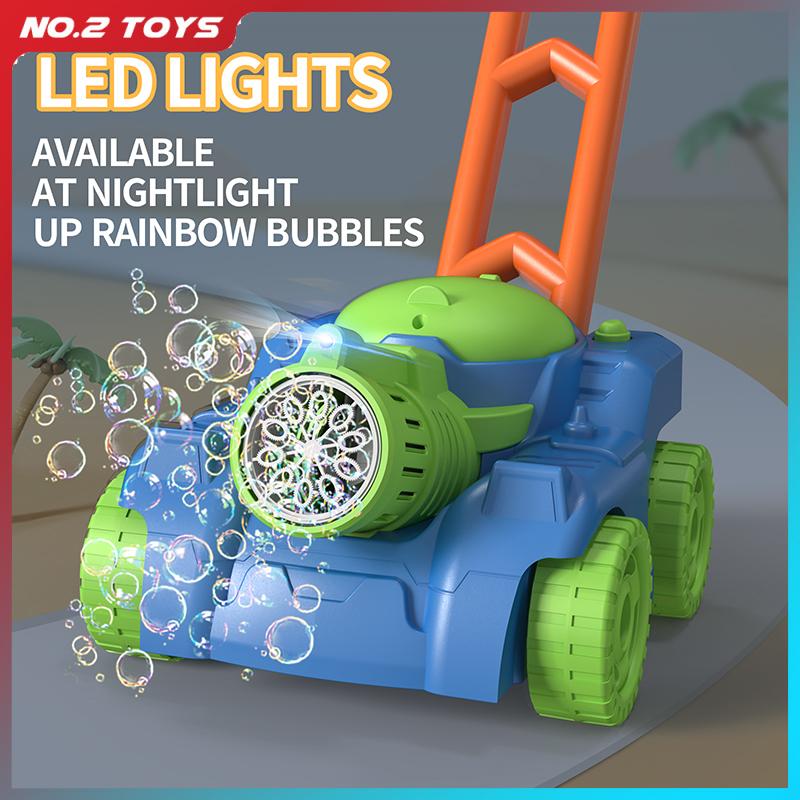 Bubblemow Fun Outdoor Toy Lawn Mower With Bubbles For Play