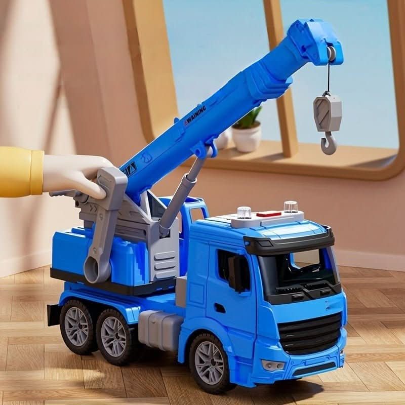 CraneMax Junior realistisk kranlegetøj til byggeri med lys og lyd