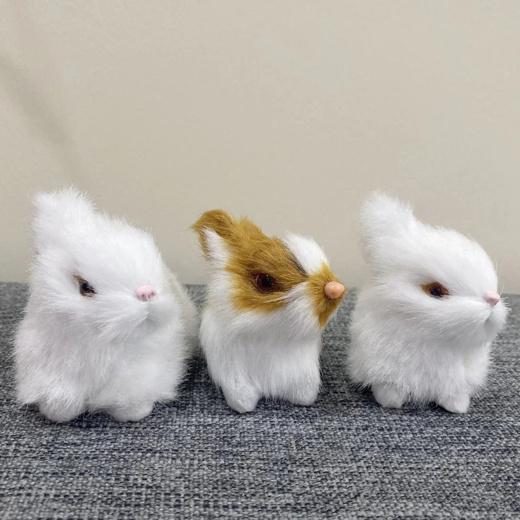 BUNNIVA Easter Bunny Sculptures Set For Refined Home Decor
