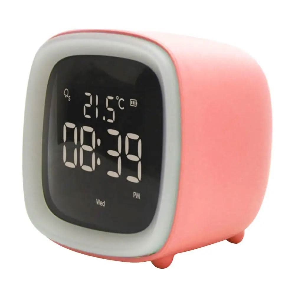 BunnyGlow natlampe vækkeur med digitalt display og timer
