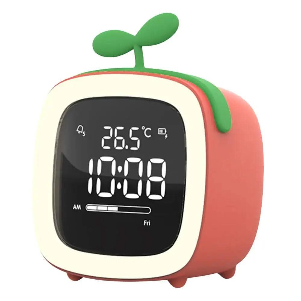 BunnyGlow natlampe vækkeur med digitalt display og timer