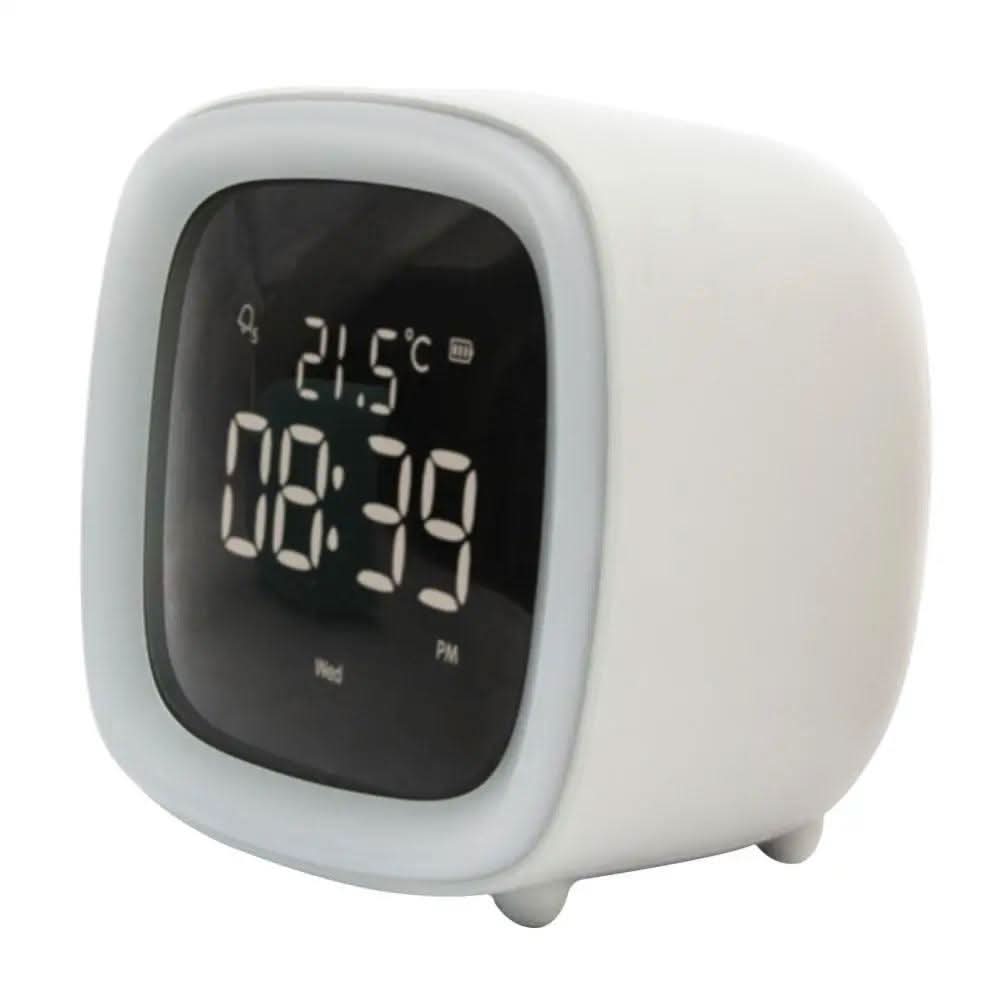 BunnyGlow natlampe vækkeur med digitalt display og timer