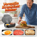 Twin Breakfast Maker With Nonstick Dual Plates 1.2 Kg