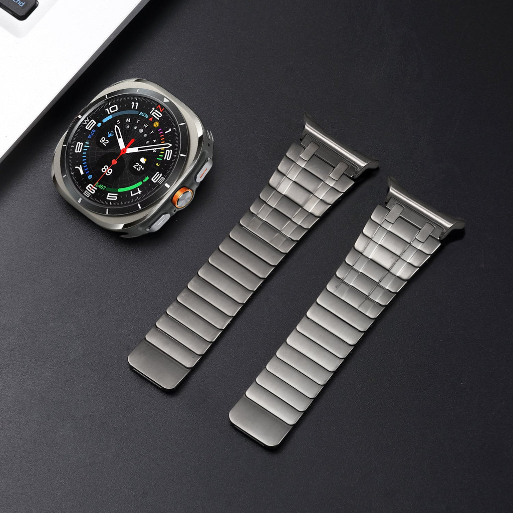AP frostet rustfrit stål magnetisk rem til Samsung Watch 7 Ultra