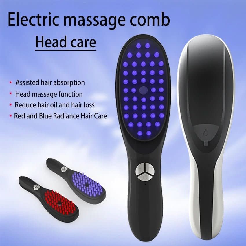 Pettine GlowFusion 5 in 1 con massaggio e terapia della luce per tutti i tipi di capelli