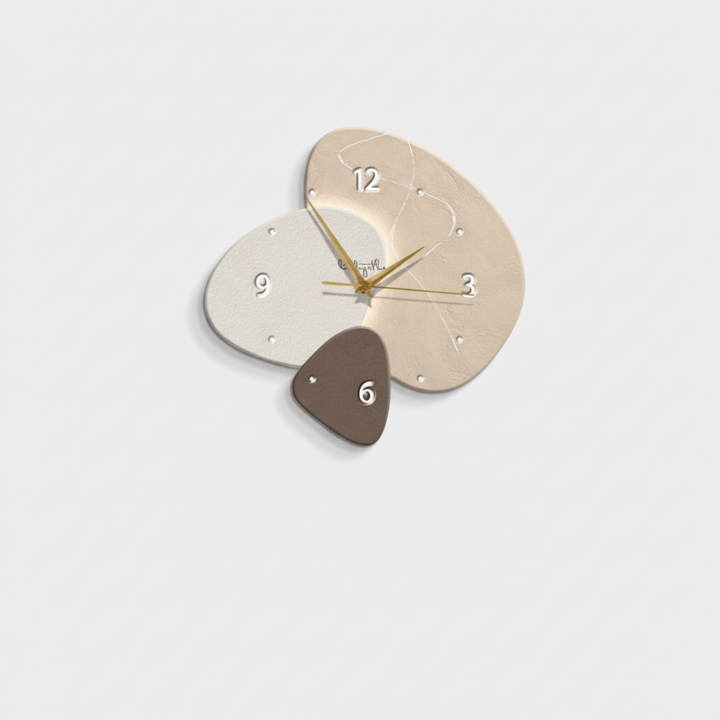 CALMSWEEP Nordic Minimalist Wall Clock With Silent Sweep