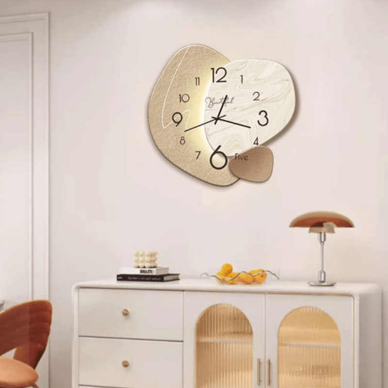 CALMSWEEP Nordic Minimalist Wall Clock With Silent Sweep