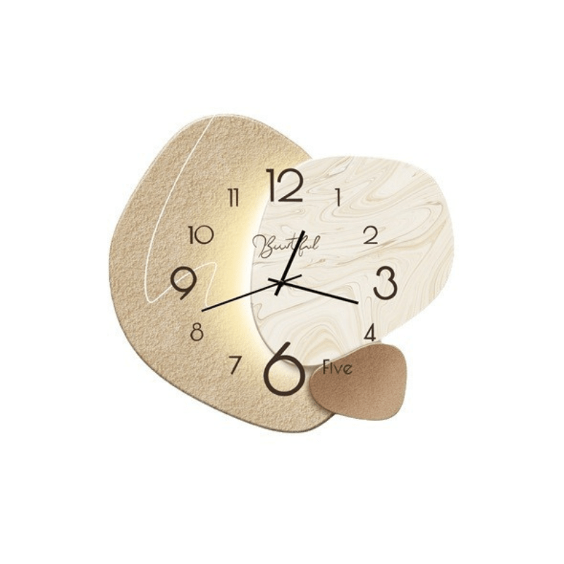 CALMSWEEP Nordic Minimalist Wall Clock With Silent Sweep