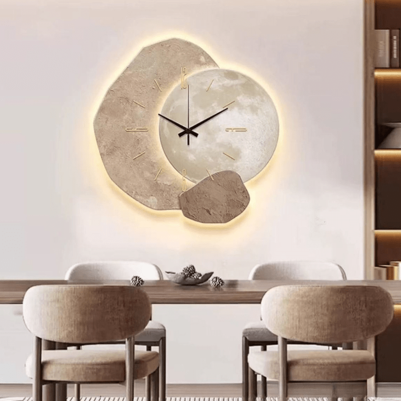 CALMSWEEP Nordic Minimalist Wall Clock With Silent Sweep