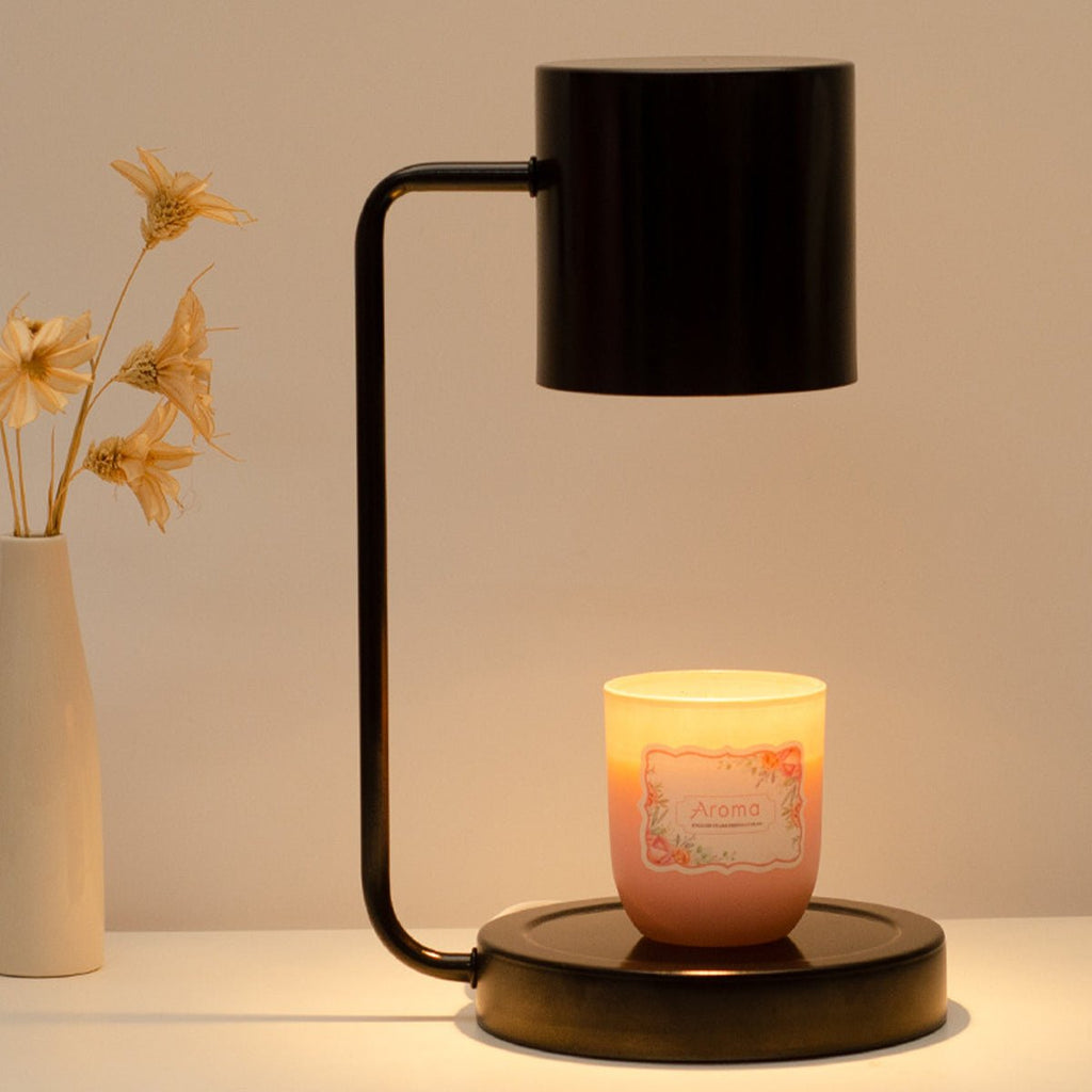 Lámpara Calentadora de Velas Sin Llama CALMWICK para Fragancia Segura en el Hogar