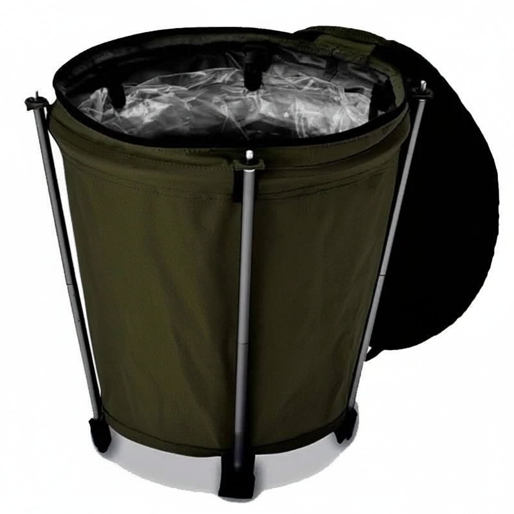 Camptrash AM Portable Foldaway Trash Bin With Waterproof Liner