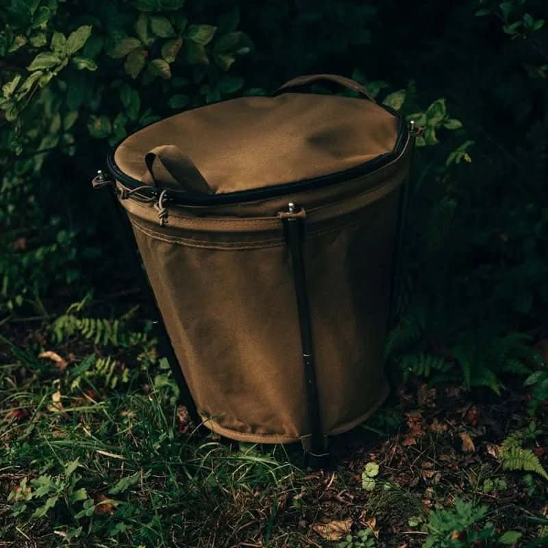 Camptrash AM Portable Foldaway Trash Bin With Waterproof Liner