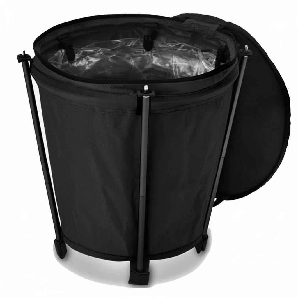 Camptrash AM Portable Foldaway Trash Bin With Waterproof Liner