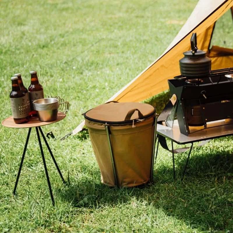Camptrash AM Portable Foldaway Trash Bin With Waterproof Liner