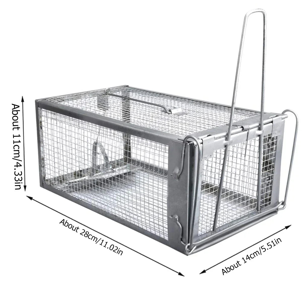 Piège à cage pour rongeurs CAPTUREX, utilisation intérieure domestique