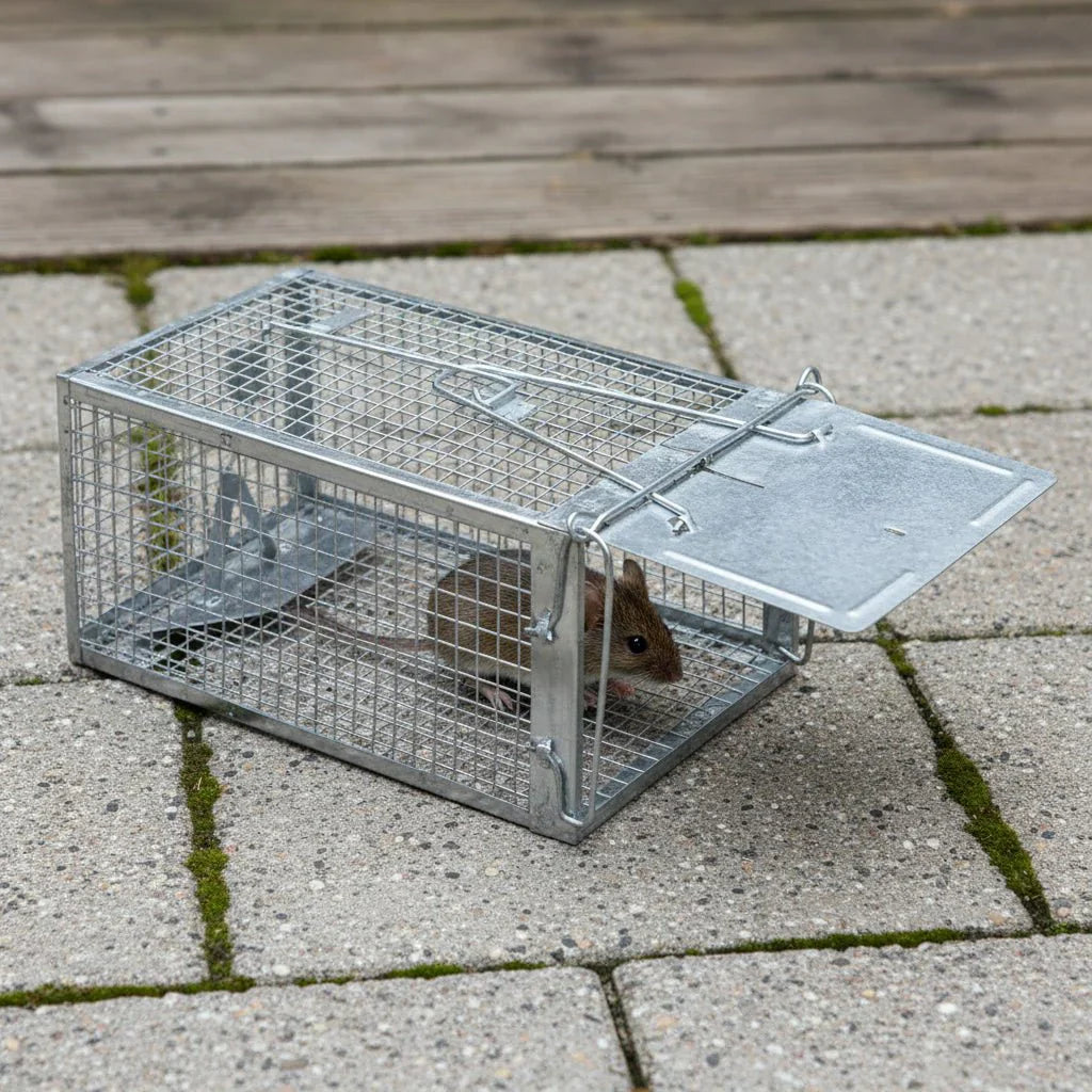 Piège à cage pour rongeurs CAPTUREX, utilisation intérieure domestique