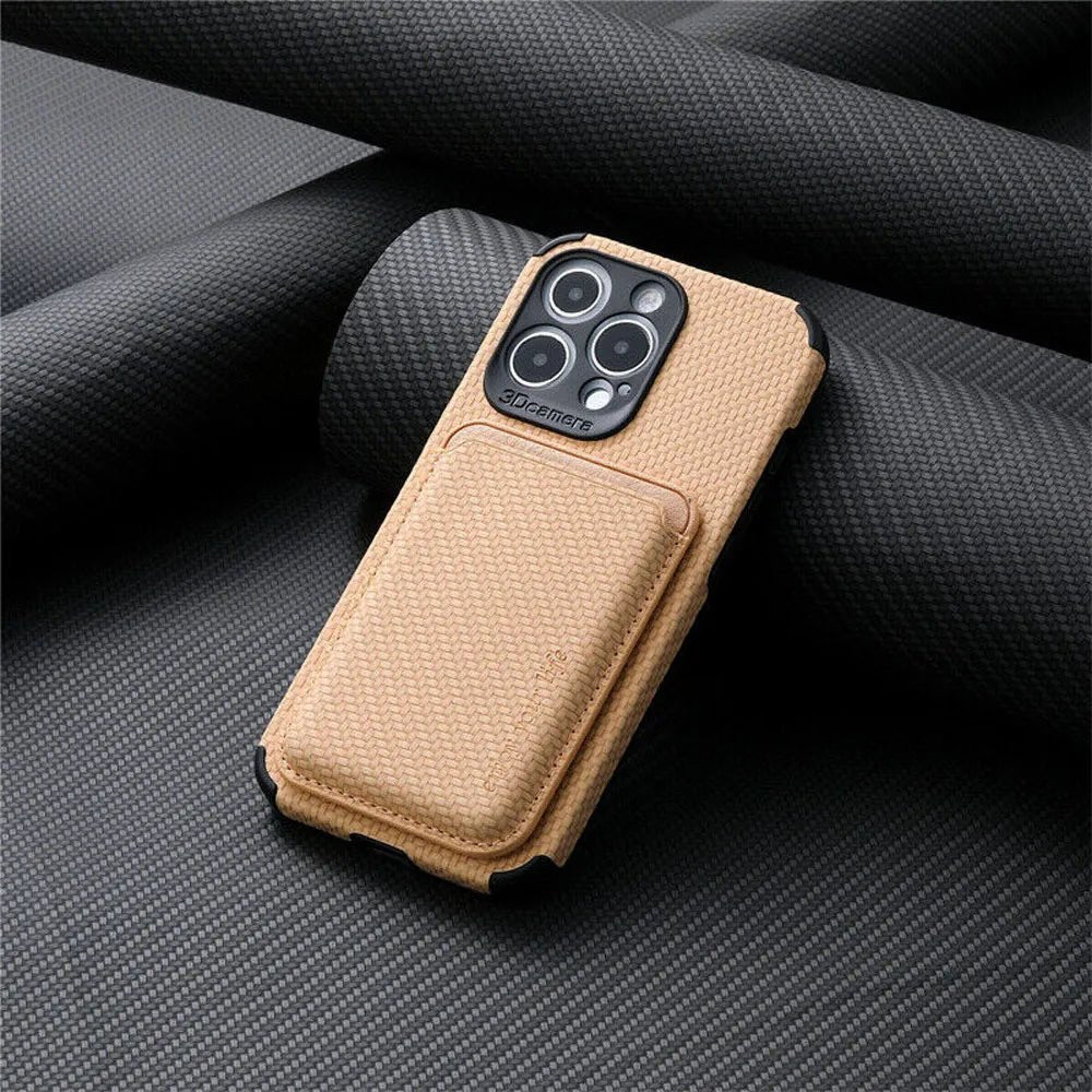 Coque de protection en fibre de carbone CARBONX pour iPhone 14 Pro et 13