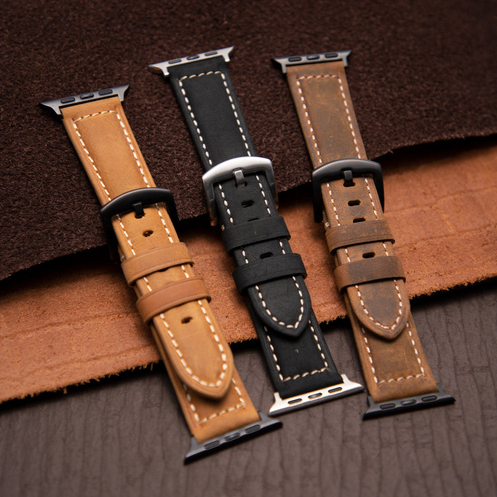 Apple Watch Band For Men With Leather, Timeless Style