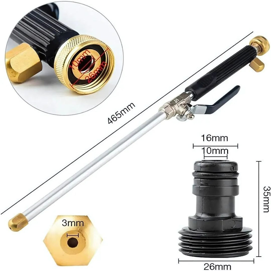 Aluminium And Brass Spray Gun With Adjustable Nozzle And High-Pressure