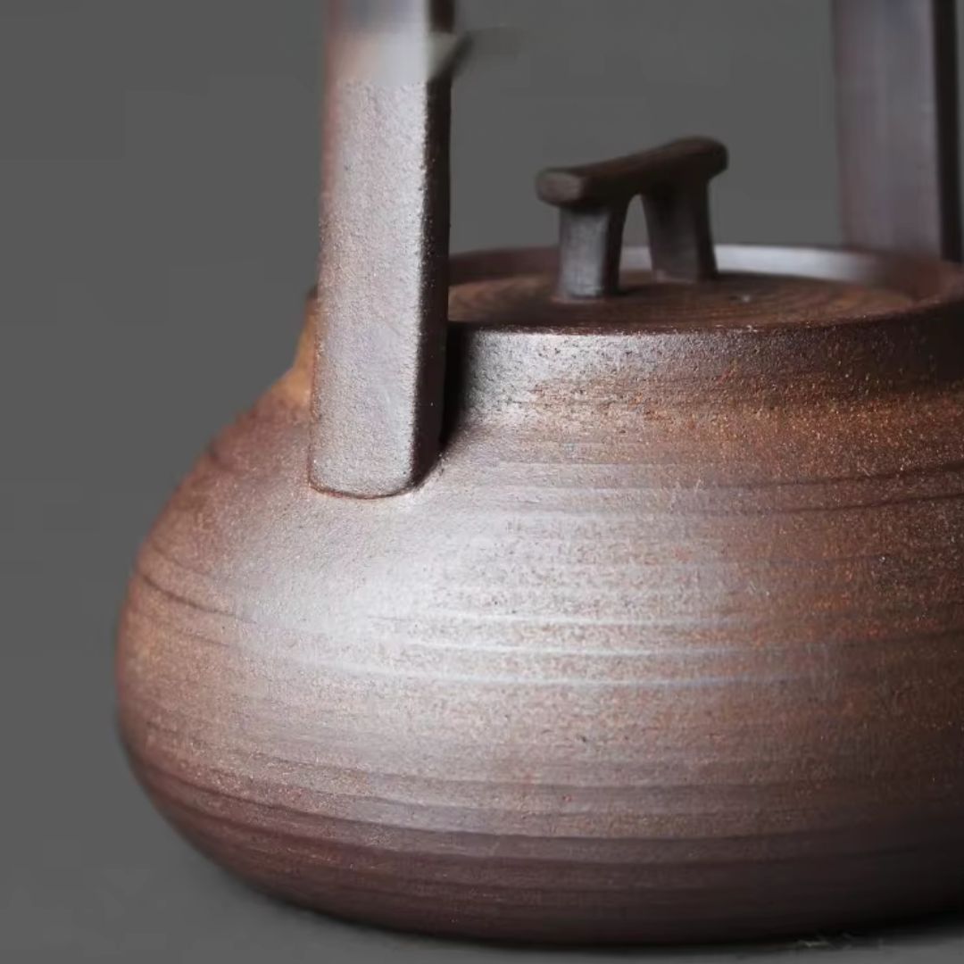 Ceramiczny czajnik CalmBrew 350 ml z podgrzewaczem, kompatybilny z kuchenką