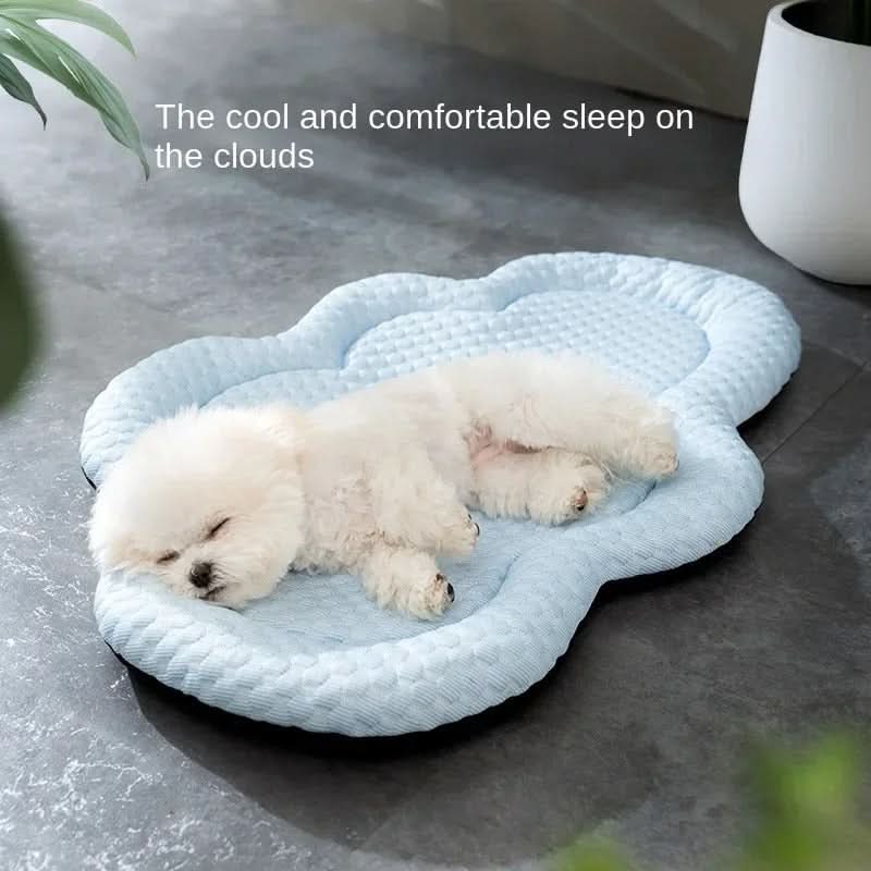 AeroNest Cooling Pet Mat Cloud Shape for Summer Comfort