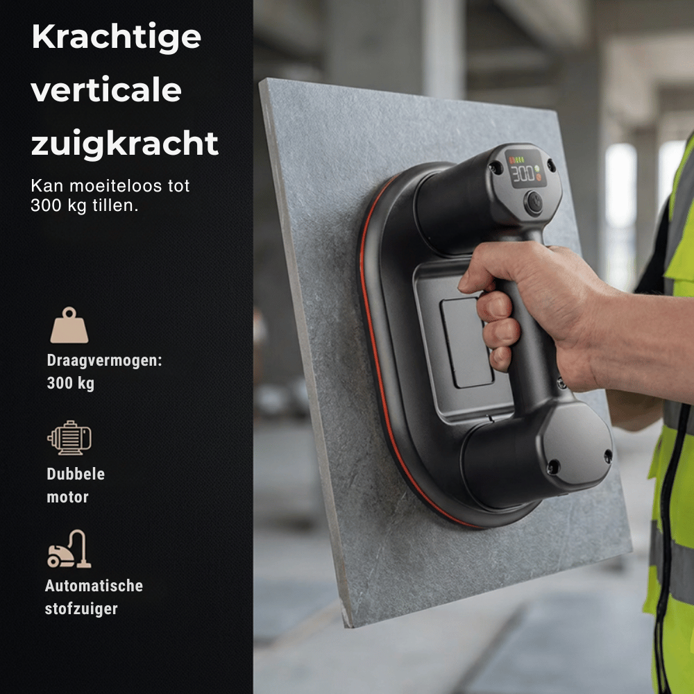 Glass Lifter Electric With Suction Cup 300kg Capacity
