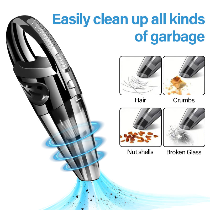 High Power Cordless Cyclone Vacuum For Home And Car Cleaning