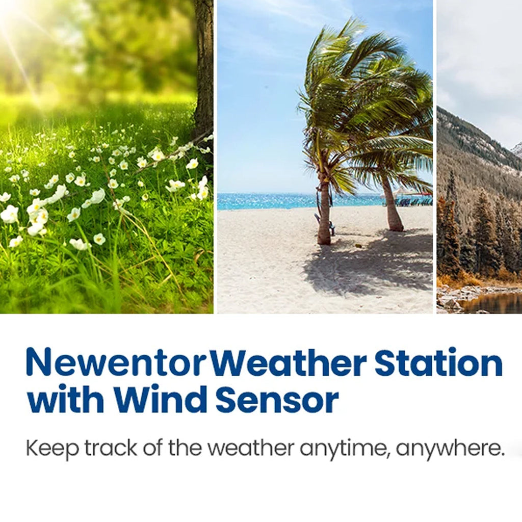 Pro 8-in-1 kabellose Wetterstation für zu Hause zur lokalen Wetterdatenerfassung