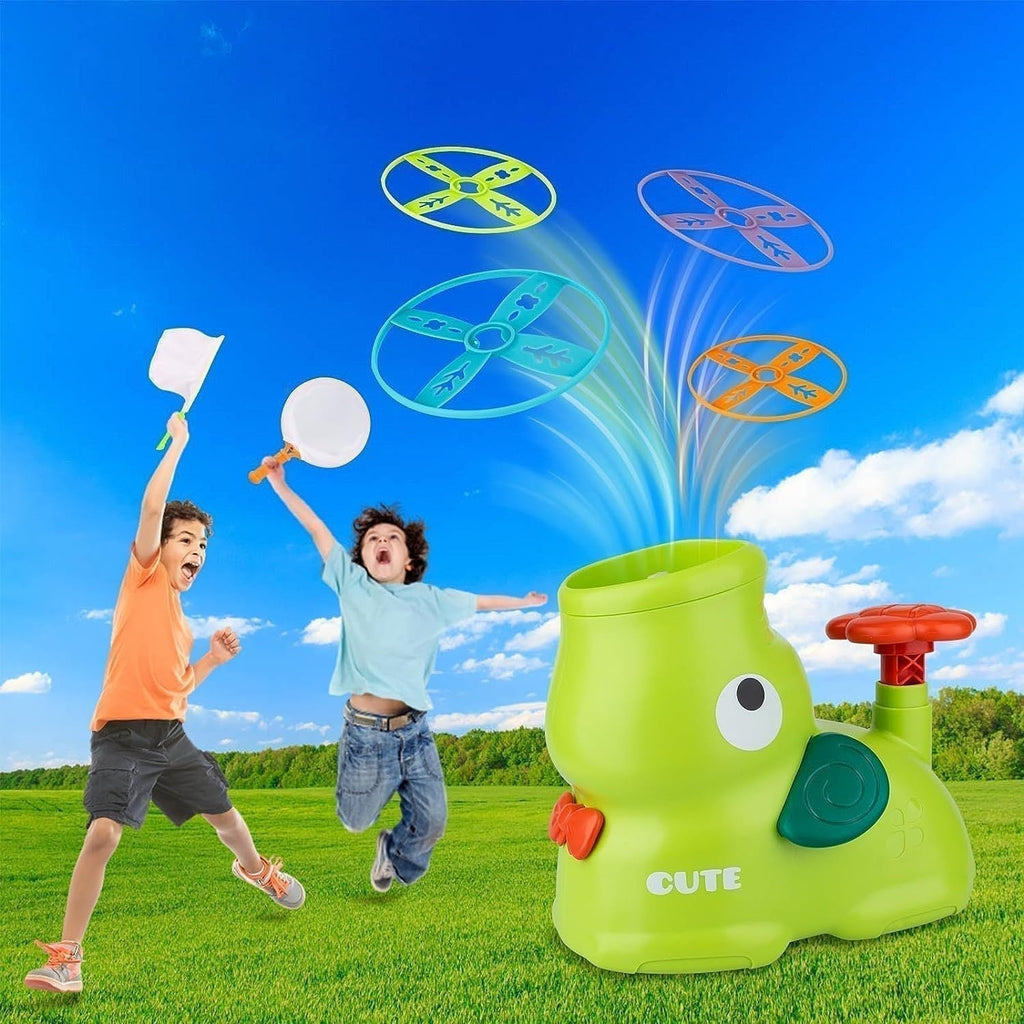 Kids Outdoor Frisbee Toss Game With Nets And Safety Goggles