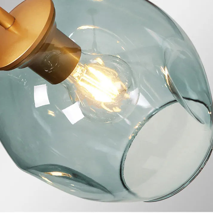 BubbleLight – závěsná lampa Sputnik s skleněnými bublinami