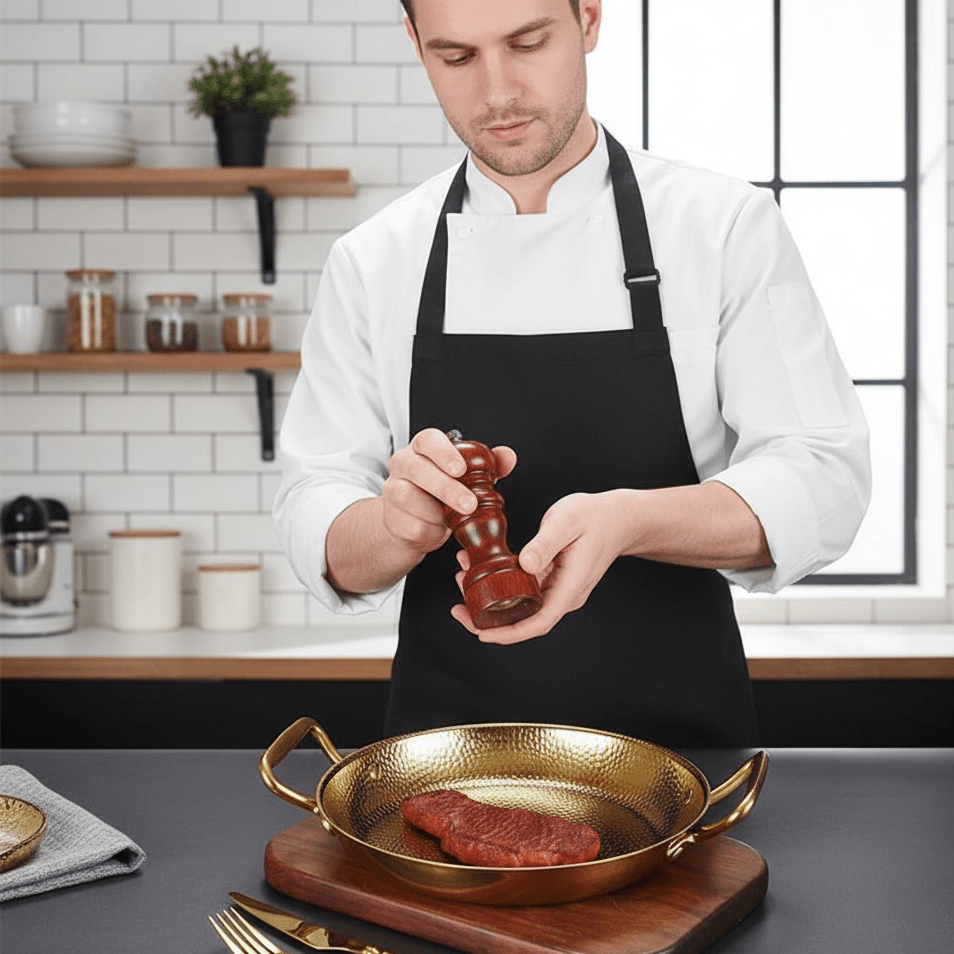 CHEFSTEEL Hammered Pot In Stainless Steel For Sauces And Versatile Cooking