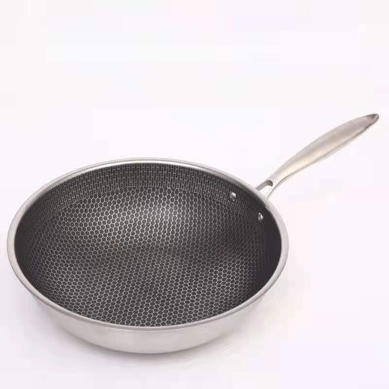 Pánev ChefSteel s nepřilnavým povrchem z nerezové oceli pro snadné vaření