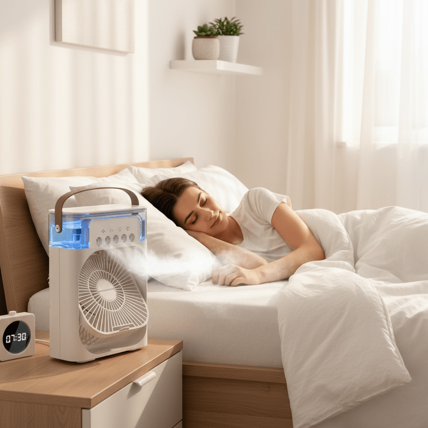 ChillCube Kompaktní stolní odpařovací chladič pro osobní úlevu