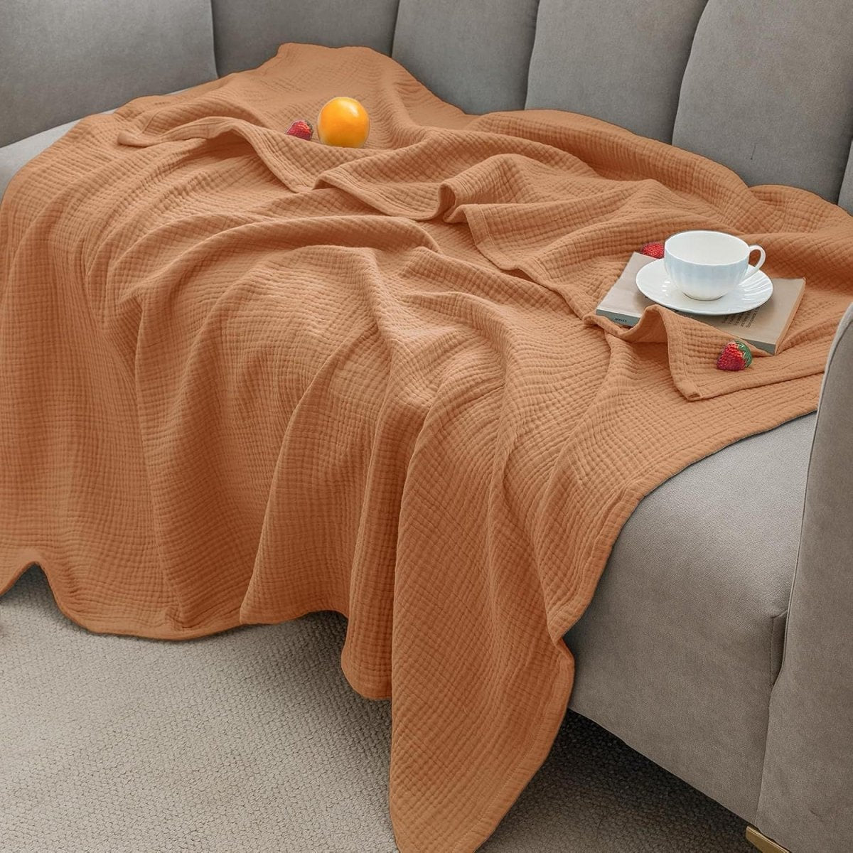 Chillné Cotton Blanket for Nighttime Breathable Comfort
