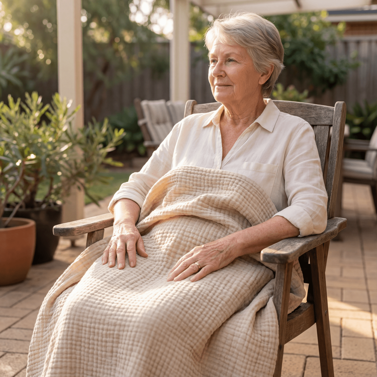 Chillné Cotton Blanket for Nighttime Breathable Comfort
