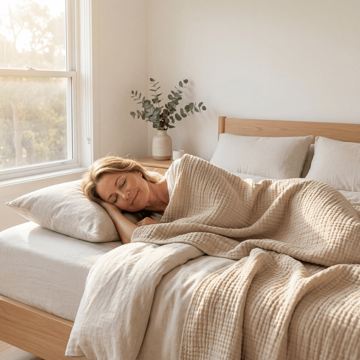 Chillné Cotton Blanket for Nighttime Breathable Comfort