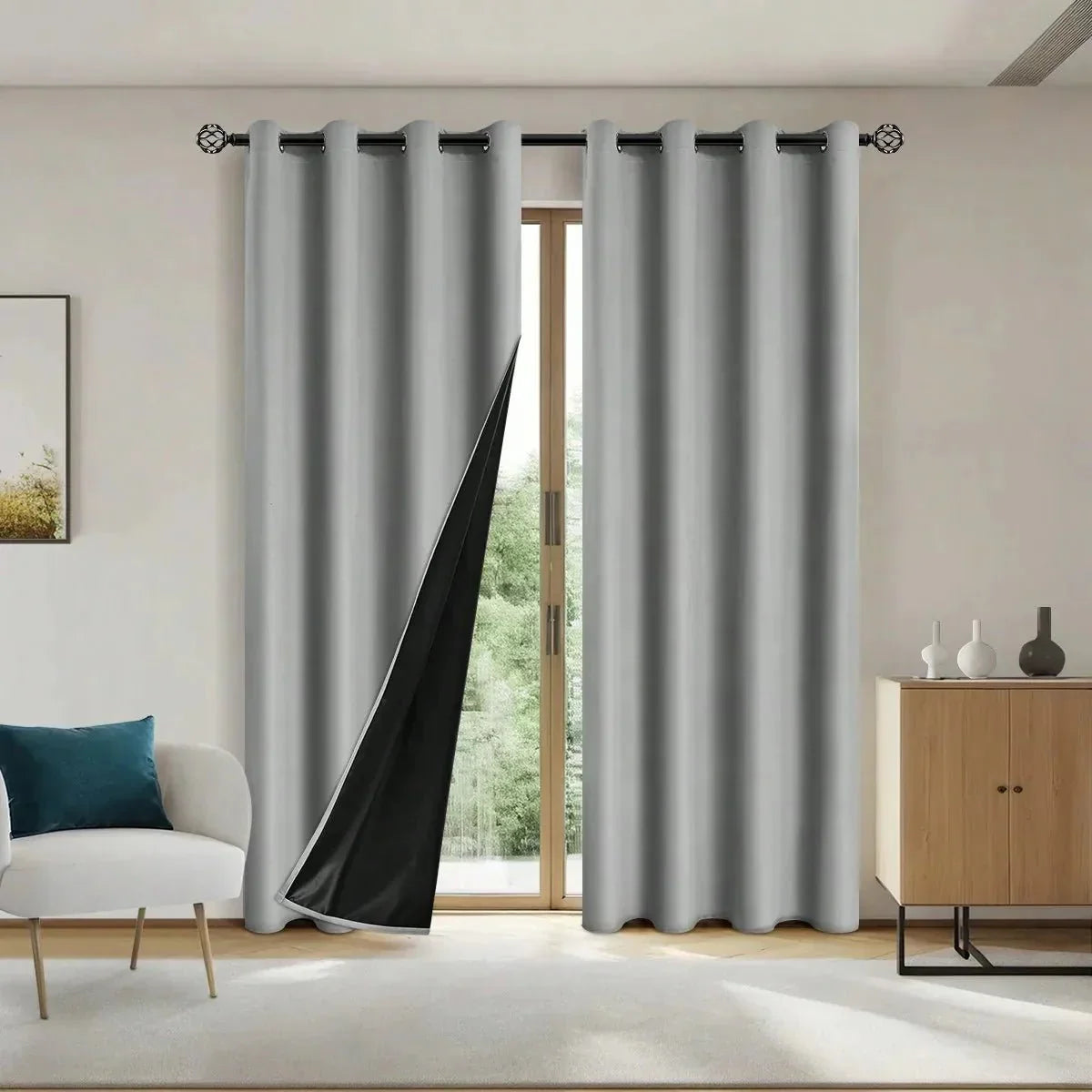 Claro Dark Light Control Curtains For Private Spaces