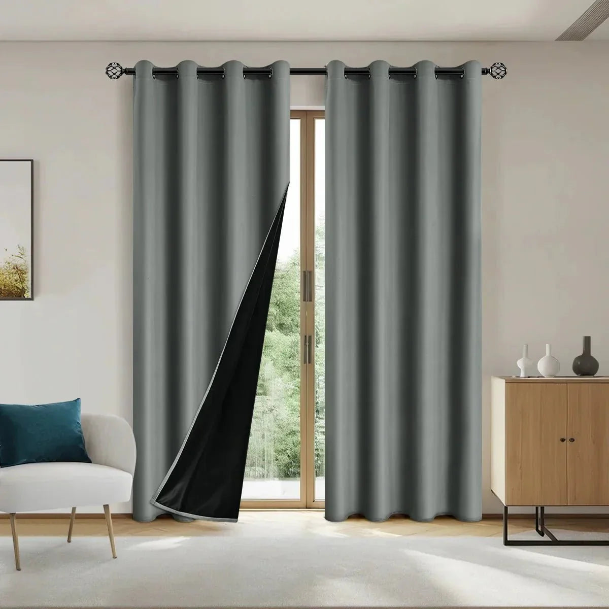 Claro Dark Light Control Curtains For Private Spaces