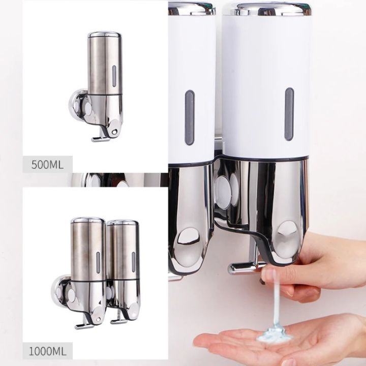CLEANLINE Moderní nástěnný dávkovač mýdla do koupelen