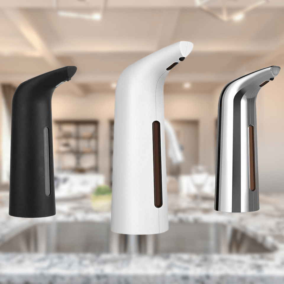 CLEANWAVE Soap Dispenser With Touchless Operation For Hygienic Handwashing