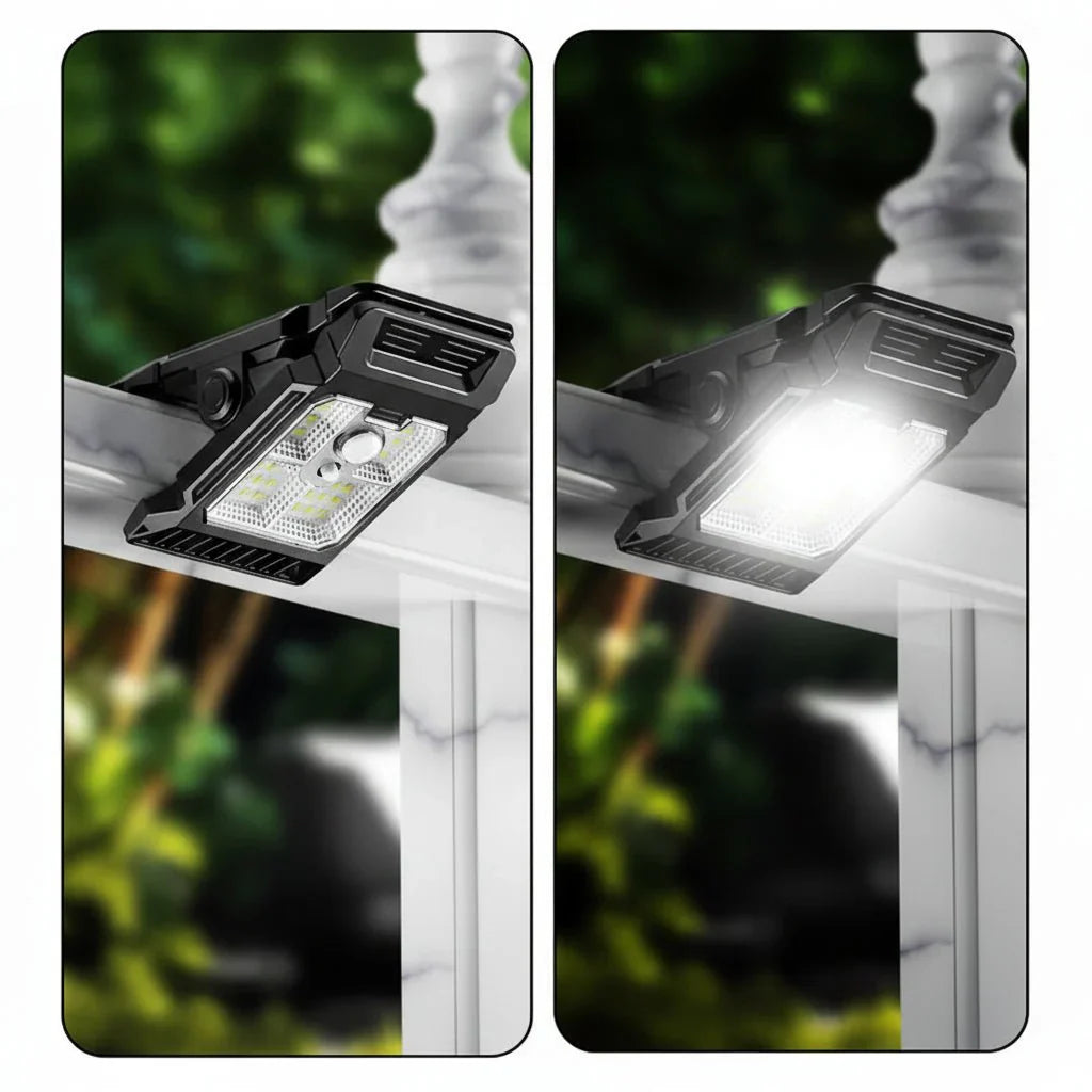 CLIPGLOW Outdoor Clip Light With Solar Power For Patio And Garden