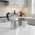 COFFEELORE espressomaskine i aluminium fra Italien til rig kaffe