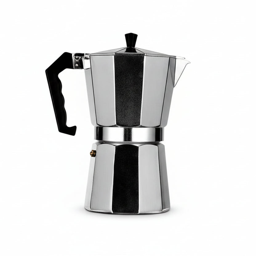 COFFEELORE espressomaskine i aluminium fra Italien til rig kaffe