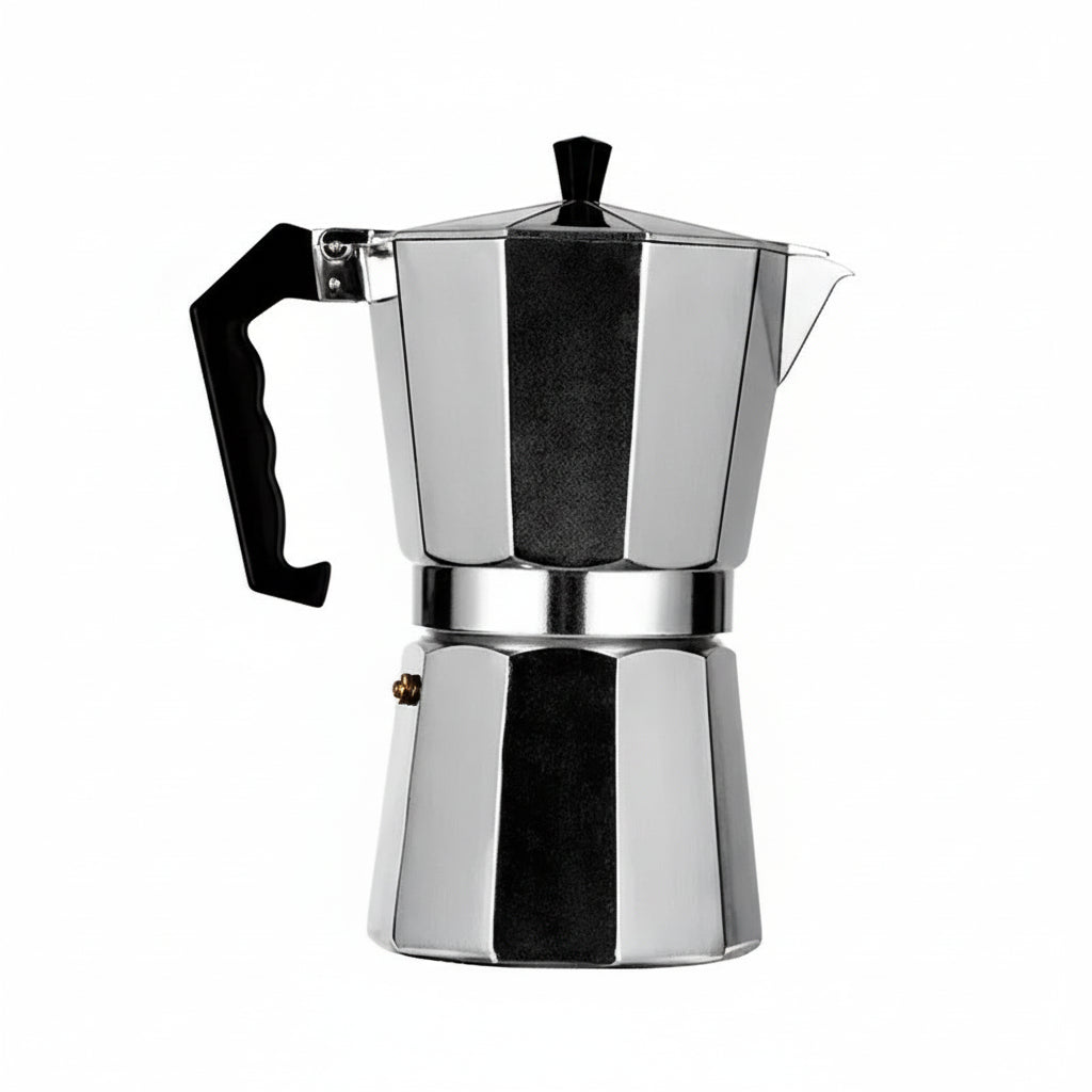 COFFEELORE espressomaskine i aluminium fra Italien til rig kaffe