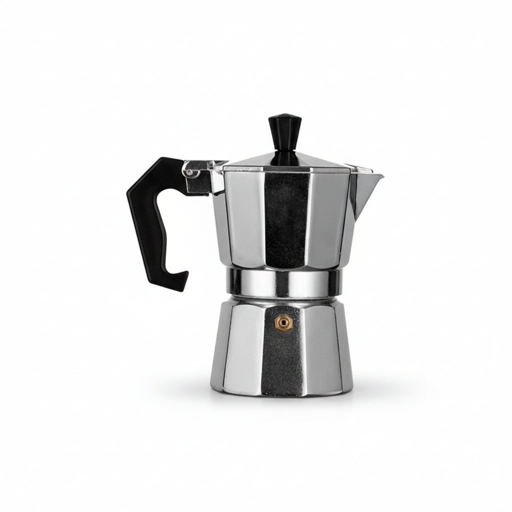 COFFEELORE espressomaskine i aluminium fra Italien til rig kaffe