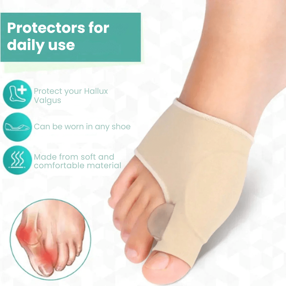 CompressCare Teen Bunion-korrektion til tåjustering og lindring af Hallux Valgus