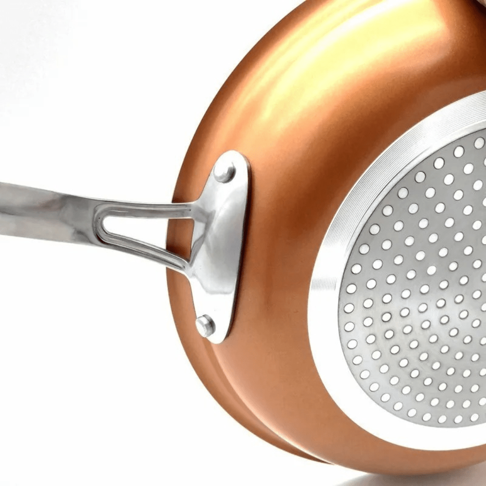 Kobberpande: Professionel Nonstick Stegepande med Hurtig Opvarmning